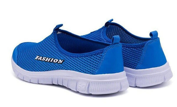 Men's Summer Shoes Plus Size 35-46 Comfortable Men Casual Shoes Mesh Breathable Loafers Slip-on Footwear