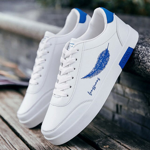 LAKESHI 2018 Fashion Men Vulcanized Shoes Autumn Outdoor Man Sneakers New Men's Shoes Footwear Flat Shoes Man Casual Shoes