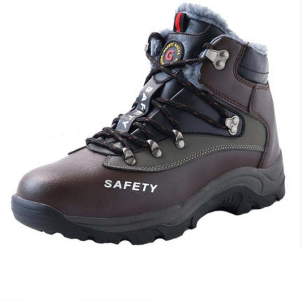 2019 New Men's Safety Shoes Construction Outdoor High Steel Toe Cap Safety Boots Men's Puncture Work Shoes Boots