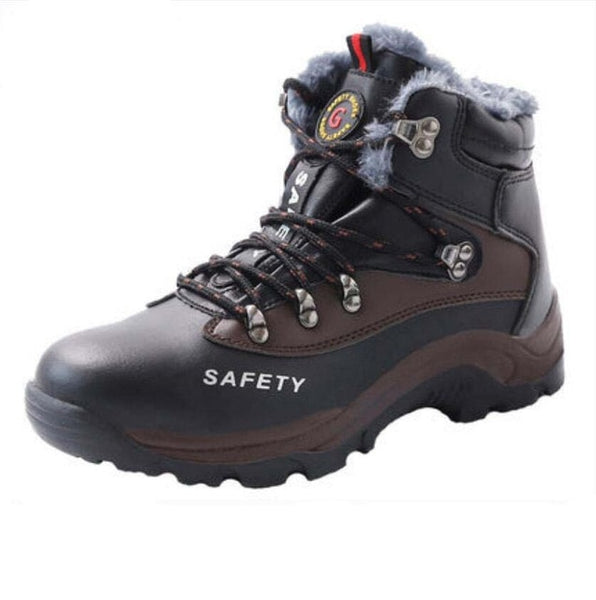 2019 New Men's Safety Shoes Construction Outdoor High Steel Toe Cap Safety Boots Men's Puncture Work Shoes Boots