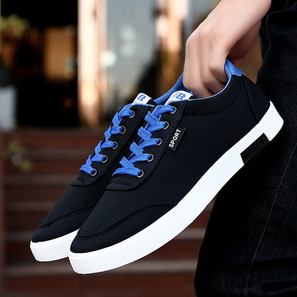 High Quality Men Canvas Shoes Spring Autumn Breathable Men's Vulcanize Shoes Espadrilles Sneakers Men Flats Shoes White Black 2A