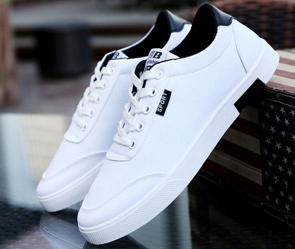 High Quality Men Canvas Shoes Spring Autumn Breathable Men's Vulcanize Shoes Espadrilles Sneakers Men Flats Shoes White Black 2A