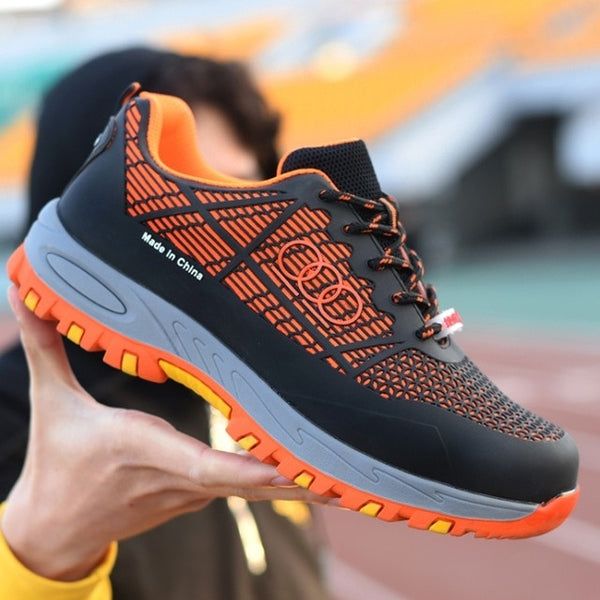 Men Work & Safety Shoes Steel Toe Caps Anti-smashing Anti-puncture Construction Work Boots Non-slip Breathable Security shoes